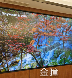 廣州保利中悅廣場(chǎng)65寸3.5mm2X2液壓支架2套